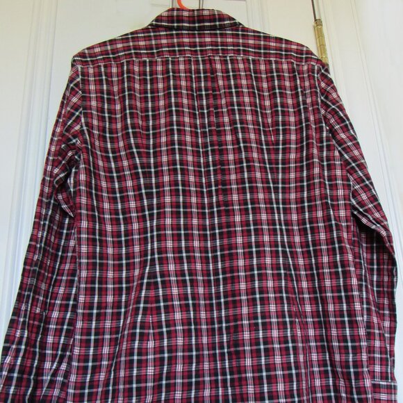 Dolce & Gabbana Men Dress Shirt Size 16/41 Red Black Button Up,made in Italy - Picture 3 of 9